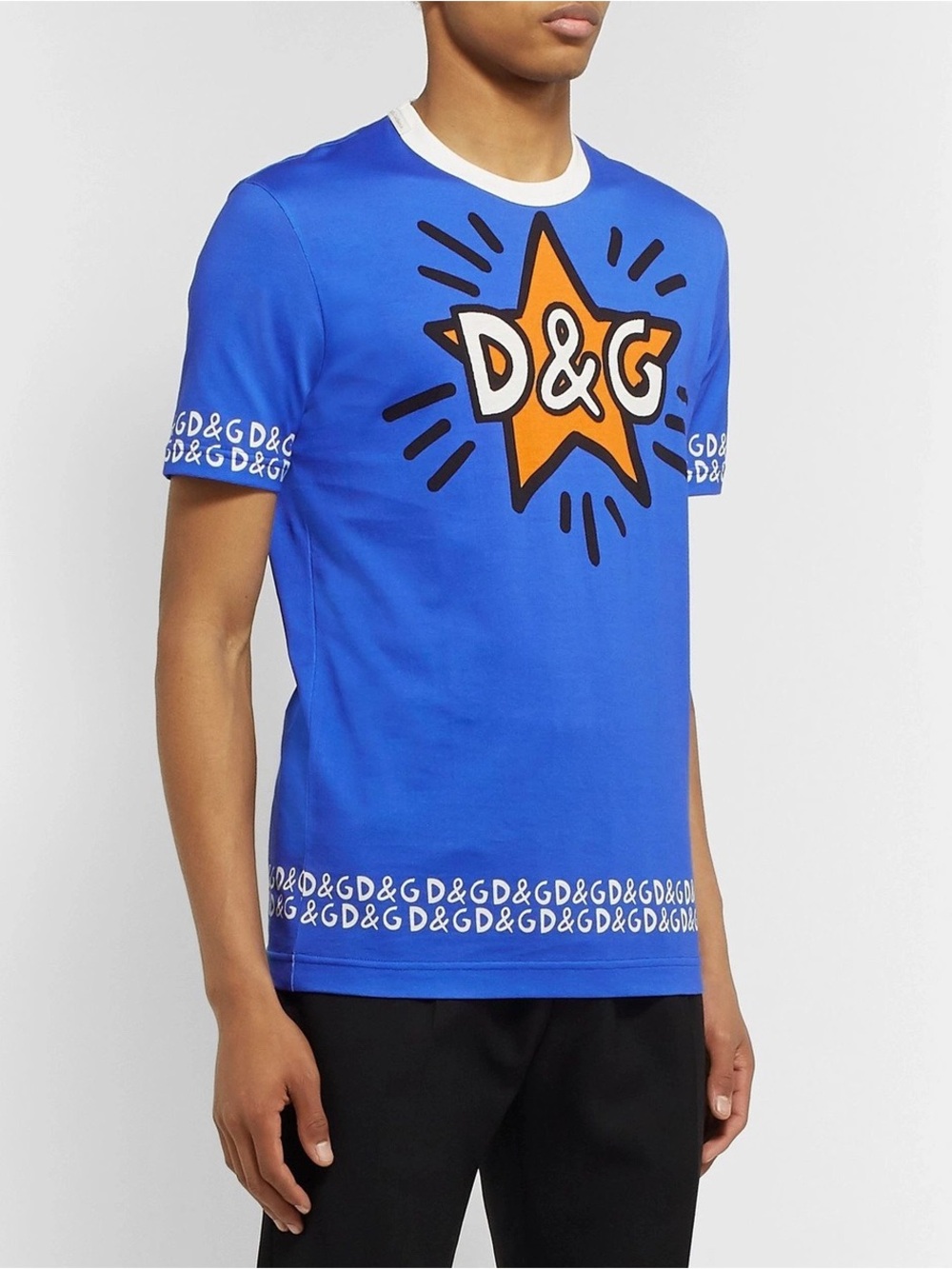 DOLCE & GABBANA
Star Graphic Short Sleeve T-Shirt